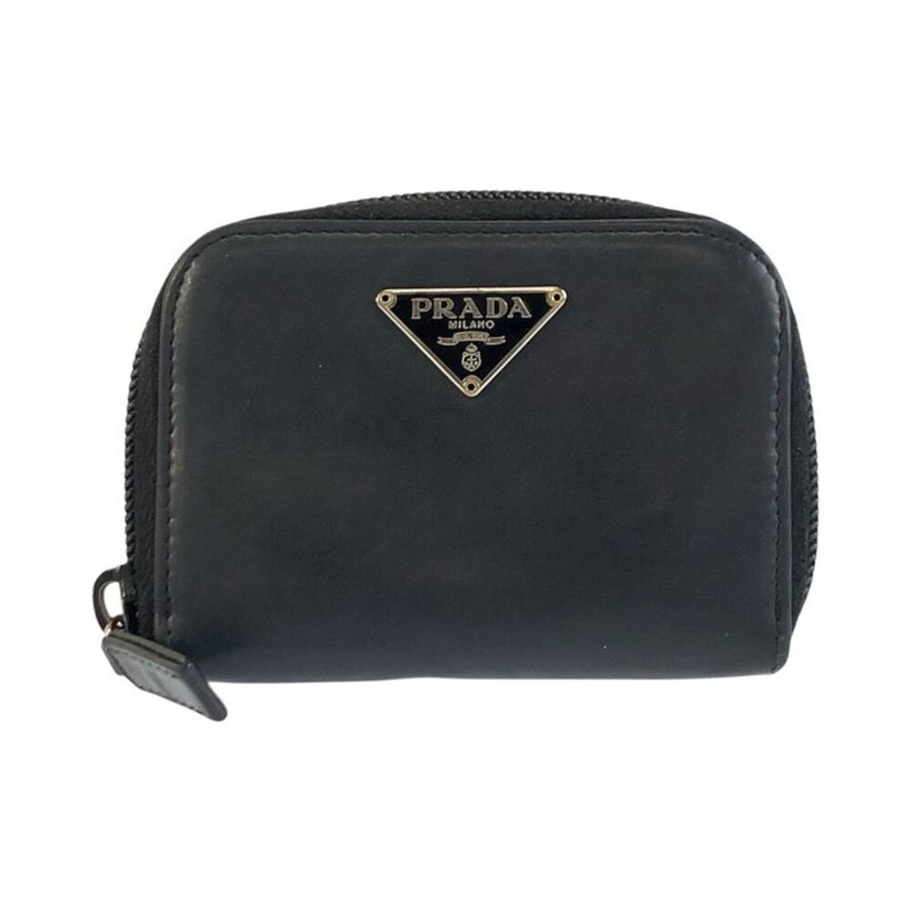 Prada Triangle Logo Coin Case